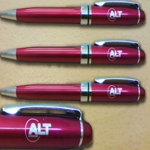 Как нанести логотип компании на различные ручки