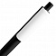 Ручка шариковая Pigra P03 Mat, черная с белым с логотипом в Астрахани заказать по выгодной цене в кибермаркете AvroraStore