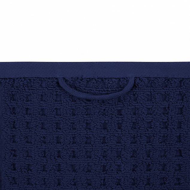Полотенце Farbe, среднее, синее с логотипом в Астрахани заказать по выгодной цене в кибермаркете AvroraStore