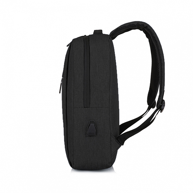 Рюкзак "Lifestyle" - Черный AA с логотипом в Астрахани заказать по выгодной цене в кибермаркете AvroraStore
