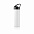 Спортивная бутылка для воды с трубочкой, 500 мл, белый с логотипом в Астрахани заказать по выгодной цене в кибермаркете AvroraStore