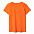 Футболка женская T-bolka Lady, оранжевая с логотипом в Астрахани заказать по выгодной цене в кибермаркете AvroraStore