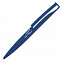 Ручка шариковая "Dial", темно-синий/серебристый, покрытие soft touch с логотипом в Астрахани заказать по выгодной цене в кибермаркете AvroraStore