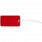 Багажная бирка Dorset, красная с логотипом в Астрахани заказать по выгодной цене в кибермаркете AvroraStore
