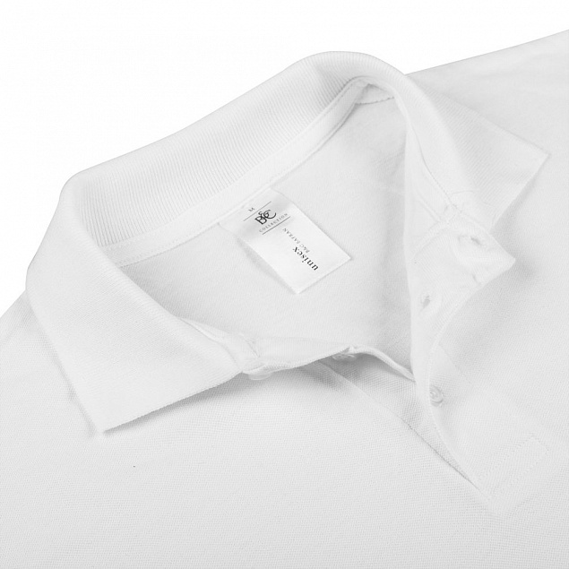 Рубашка поло Safran белая с логотипом в Астрахани заказать по выгодной цене в кибермаркете AvroraStore