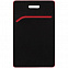 Чехол для пропуска Multimo, черный с красным с логотипом в Астрахани заказать по выгодной цене в кибермаркете AvroraStore