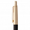 Ручка шариковая Parker Jotter Luxe K177, черный с золотистым с логотипом в Астрахани заказать по выгодной цене в кибермаркете AvroraStore