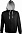 Толстовка мужская Soul men 290 с контрастным капюшоном, черная с логотипом в Астрахани заказать по выгодной цене в кибермаркете AvroraStore