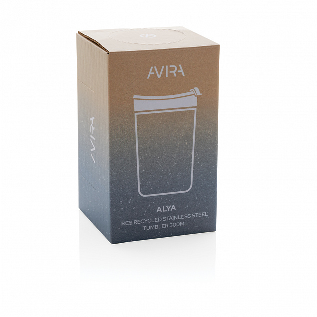 Термокружка Avira Alya из переработанной нержавеющей стали RCS, 300 мл с логотипом в Астрахани заказать по выгодной цене в кибермаркете AvroraStore