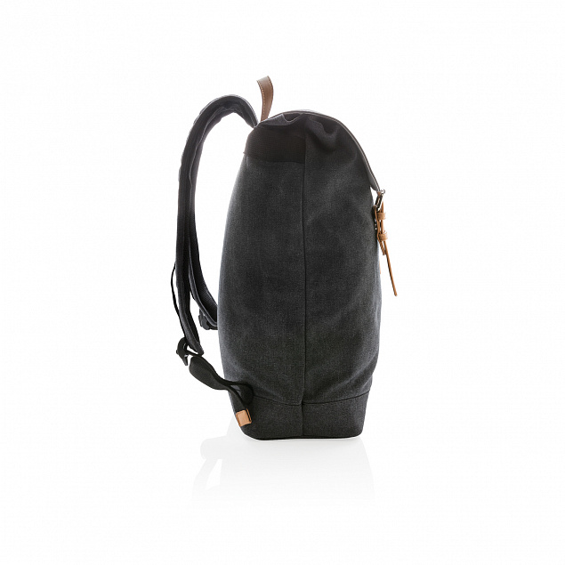Рюкзак для ноутбука Canvas, черный с логотипом в Астрахани заказать по выгодной цене в кибермаркете AvroraStore