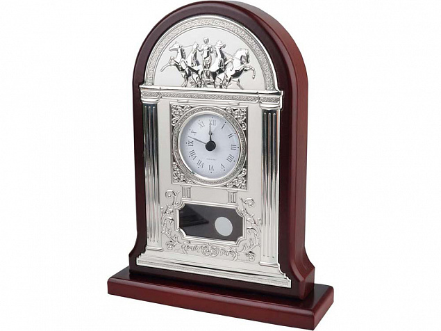Часы настольные «Александр Македонский» с логотипом в Астрахани заказать по выгодной цене в кибермаркете AvroraStore