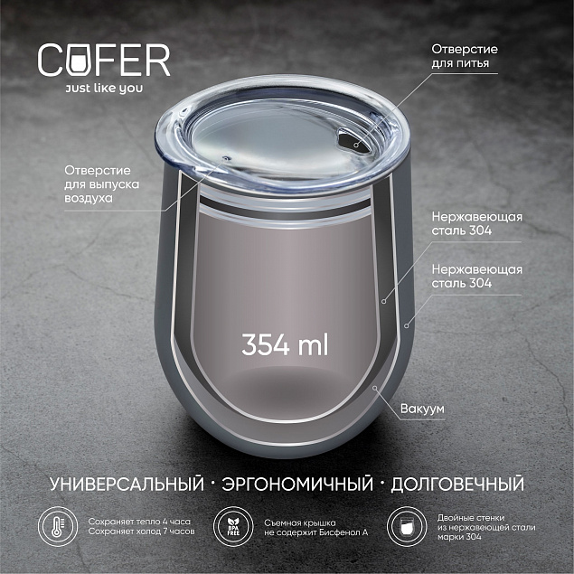 Кофер софт-тач CO12s (синий) с логотипом в Астрахани заказать по выгодной цене в кибермаркете AvroraStore