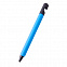 N5 soft, ручка шариковая, голубой/черный, пластик,soft-touch, подставка для смартфона с логотипом в Астрахани заказать по выгодной цене в кибермаркете AvroraStore