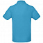 Рубашка поло мужская Inspire, бирюзовая с логотипом в Астрахани заказать по выгодной цене в кибермаркете AvroraStore