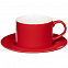 Чайная пара Clio, красная с логотипом в Астрахани заказать по выгодной цене в кибермаркете AvroraStore