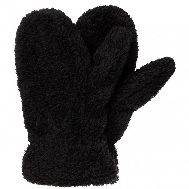 Варежки Flocky, черные с логотипом в Астрахани заказать по выгодной цене в кибермаркете AvroraStore