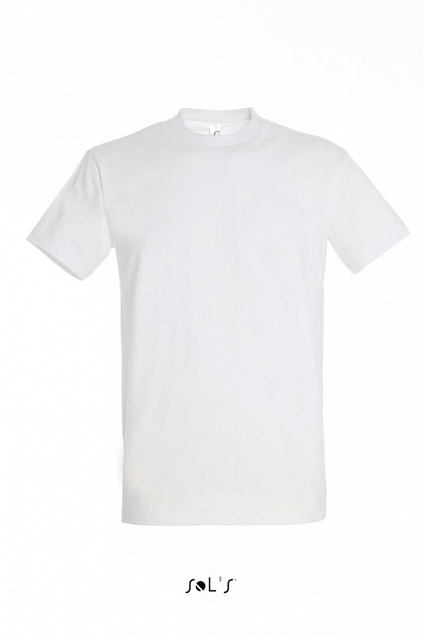Фуфайка (футболка) IMPERIAL мужская,Белый 4XL с логотипом в Астрахани заказать по выгодной цене в кибермаркете AvroraStore