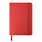 Блокнот SHADY JUNIOR с элементами планирования,  А6, красный, кремовый блок, красный  обрез с логотипом в Астрахани заказать по выгодной цене в кибермаркете AvroraStore