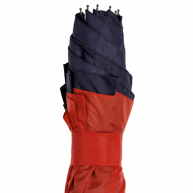 Зонт наоборот Style, трость, сине-красный с логотипом в Астрахани заказать по выгодной цене в кибермаркете AvroraStore