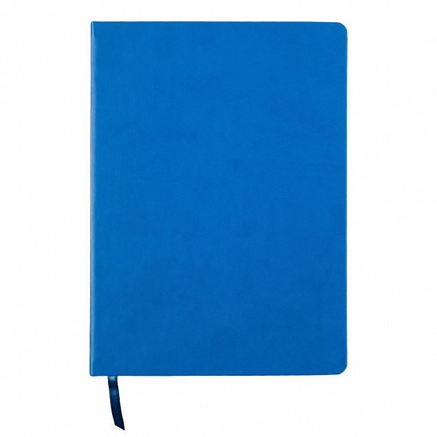 Ежедневник Blues недатированный, голубой с синим с логотипом в Астрахани заказать по выгодной цене в кибермаркете AvroraStore