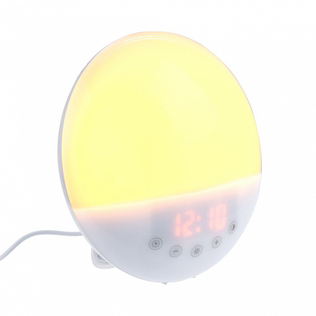 Мультимедийная станция с имитацией солнечного света dreamTime, ver.2, белая с логотипом в Астрахани заказать по выгодной цене в кибермаркете AvroraStore