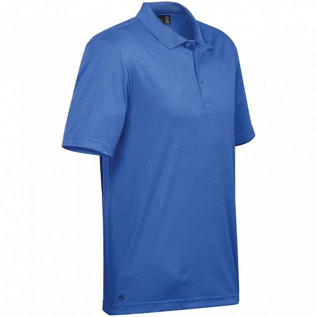 Рубашка поло мужская Eclipse H2X-Dry, синяя с логотипом в Астрахани заказать по выгодной цене в кибермаркете AvroraStore