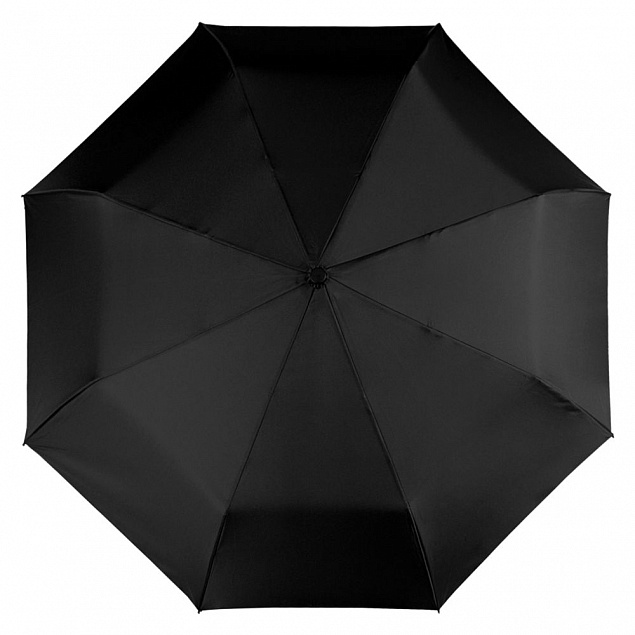 Складной зонт Magic с проявляющимся рисунком, черный с логотипом в Астрахани заказать по выгодной цене в кибермаркете AvroraStore