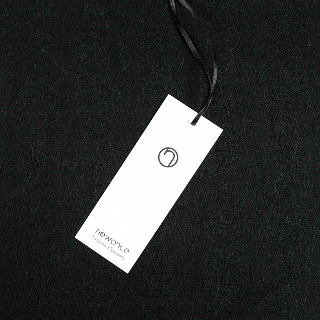 Шарф Noble, черный с логотипом в Астрахани заказать по выгодной цене в кибермаркете AvroraStore