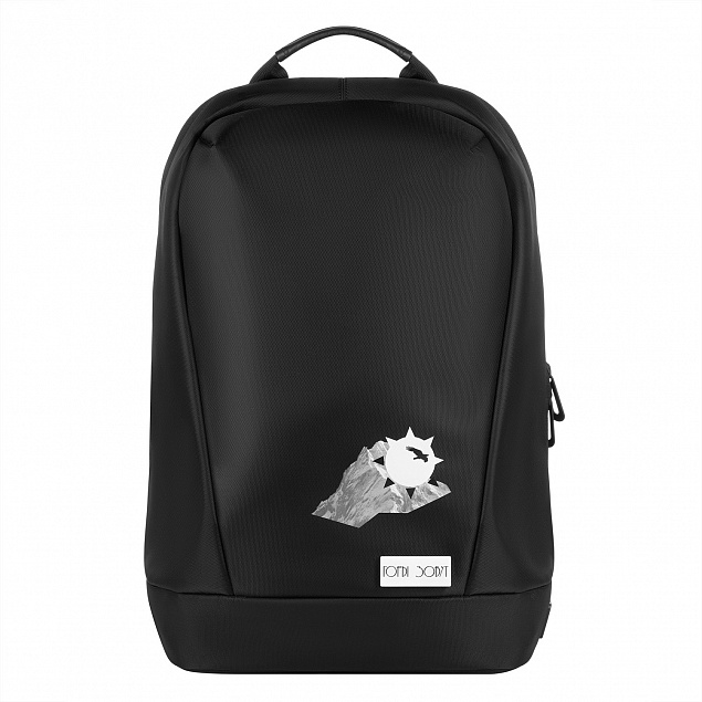 Бизнес рюкзак Alter с USB разъемом, черный с логотипом в Астрахани заказать по выгодной цене в кибермаркете AvroraStore