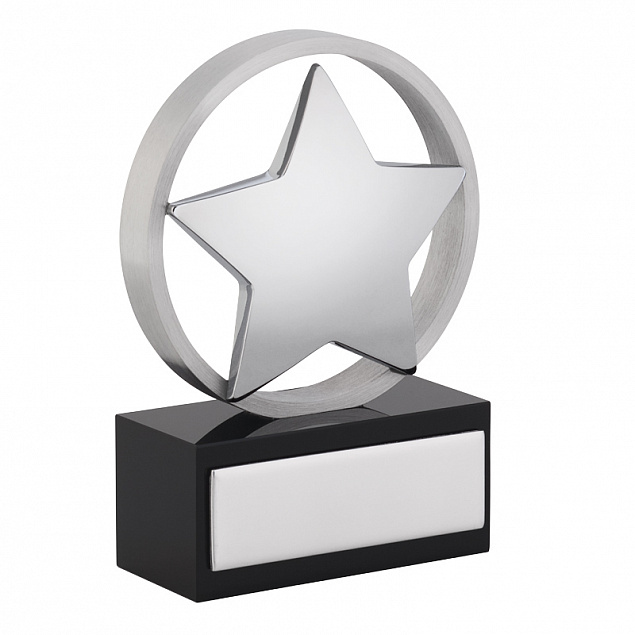 Статуэтка наградная "Звезда" с логотипом в Астрахани заказать по выгодной цене в кибермаркете AvroraStore
