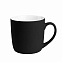 Керамическая кружка Viana, 380 ml, soft-touch, черная с логотипом в Астрахани заказать по выгодной цене в кибермаркете AvroraStore