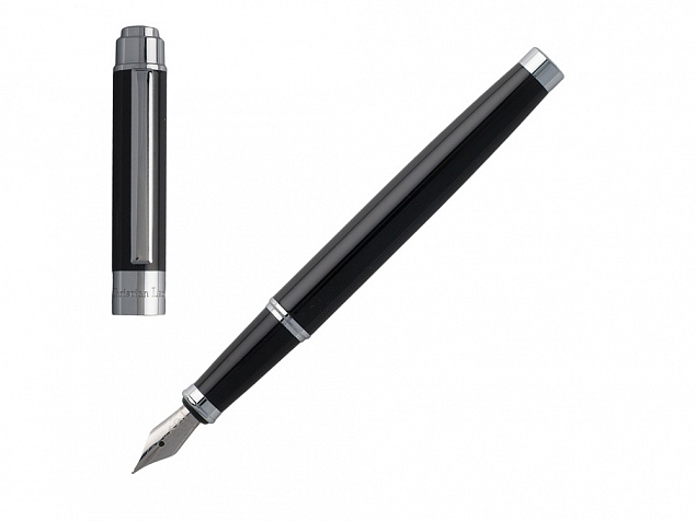 Ручка перьевая Scribal Black с логотипом в Астрахани заказать по выгодной цене в кибермаркете AvroraStore