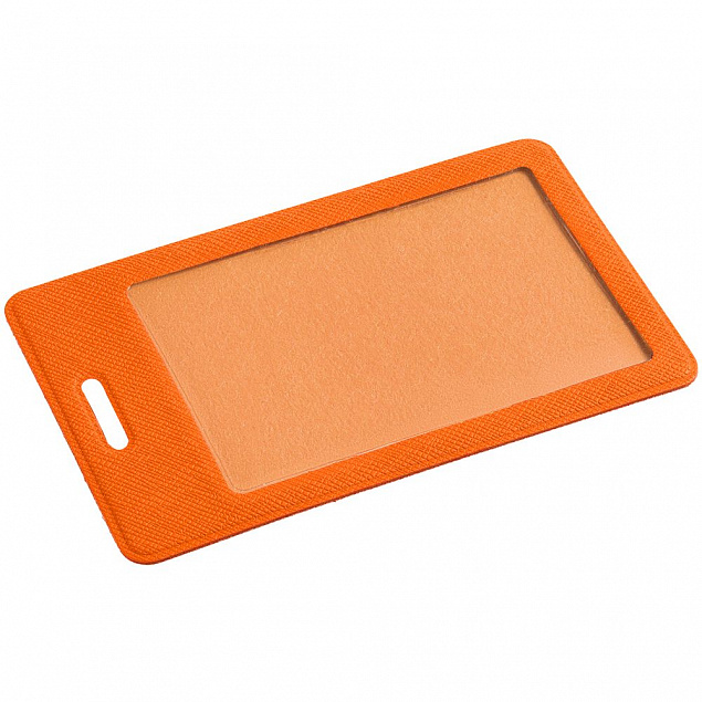 Чехол для карточки/пропуска Devon, оранжевый с логотипом в Астрахани заказать по выгодной цене в кибермаркете AvroraStore