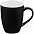 Кружка Bright Tulip, матовая, черная с фиолетовым с логотипом в Астрахани заказать по выгодной цене в кибермаркете AvroraStore