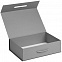 Коробка Case, подарочная, серый матовый с логотипом в Астрахани заказать по выгодной цене в кибермаркете AvroraStore