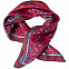 Платок Tourbillon Silk, бордовый с логотипом в Астрахани заказать по выгодной цене в кибермаркете AvroraStore