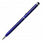 Шариковая ручка Touch Tip, синяя с логотипом в Астрахани заказать по выгодной цене в кибермаркете AvroraStore