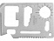 Мультиинструмент в чехле Helper mini, стальной с логотипом в Астрахани заказать по выгодной цене в кибермаркете AvroraStore