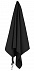 Полотенце Atoll Large, черное с логотипом в Астрахани заказать по выгодной цене в кибермаркете AvroraStore