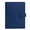 Ежедневник-портфолио Royal, синий, эко-кожа, недатированный кремовый блок, подарочная коробка с логотипом в Астрахани заказать по выгодной цене в кибермаркете AvroraStore