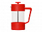 Пластиковый френч-пресс Intense, 600мл, красный с логотипом в Астрахани заказать по выгодной цене в кибермаркете AvroraStore