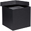 Коробка Cube L, черная с логотипом в Астрахани заказать по выгодной цене в кибермаркете AvroraStore