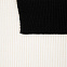 Шарф Snappy, белый с черным с логотипом в Астрахани заказать по выгодной цене в кибермаркете AvroraStore