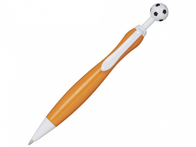 Ручка пластиковая шариковая «Naples football» с логотипом в Астрахани заказать по выгодной цене в кибермаркете AvroraStore