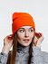 Шапка Urban Flow, оранжевая с логотипом в Астрахани заказать по выгодной цене в кибермаркете AvroraStore