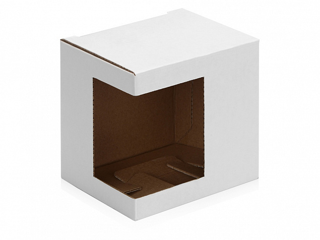 Коробка для кружки Cup, 11,2х9,4х10,7 см., белый с логотипом в Астрахани заказать по выгодной цене в кибермаркете AvroraStore
