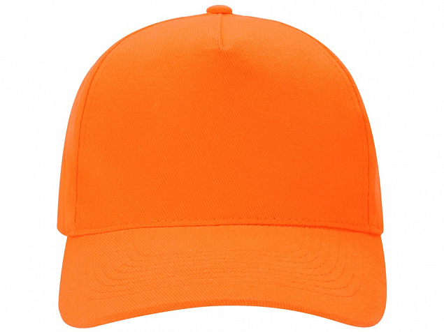 Бейсболка Florida 5-ти панельная, оранжевый с логотипом в Астрахани заказать по выгодной цене в кибермаркете AvroraStore