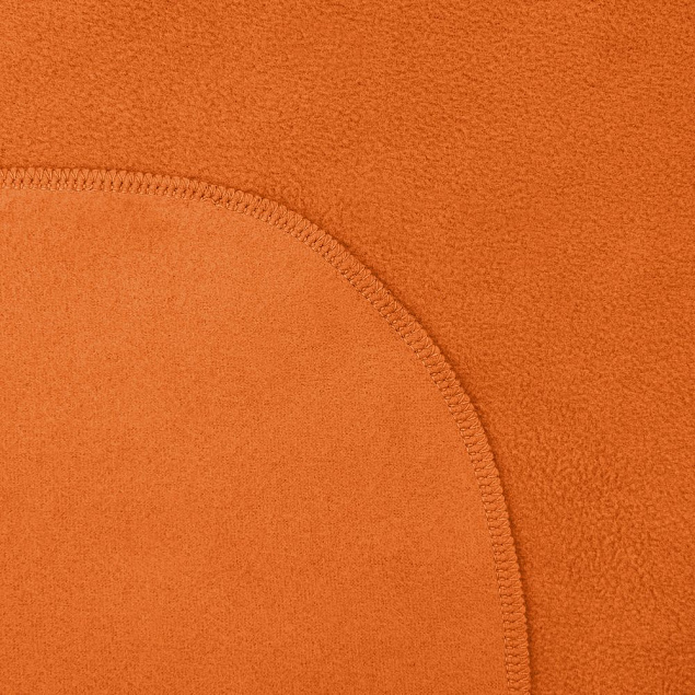 Флисовый плед Warm&Peace XL, оранжевый с логотипом в Астрахани заказать по выгодной цене в кибермаркете AvroraStore