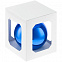 Елочный шар Finery Gloss, 10 см, глянцевый синий с логотипом в Астрахани заказать по выгодной цене в кибермаркете AvroraStore