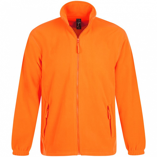 Куртка мужская North, оранжевый неон с логотипом в Астрахани заказать по выгодной цене в кибермаркете AvroraStore